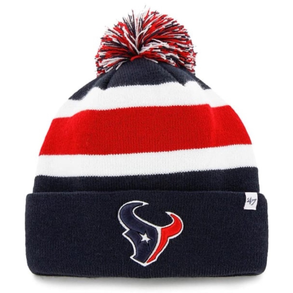 NWT Houston Texans 47 Brand Breakaway Cuff Knit Hat